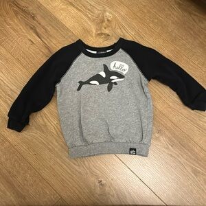 Whistle & Flute Killer Whale Sweatshirt 1-2